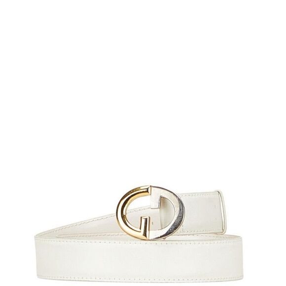 gucci white belt mens